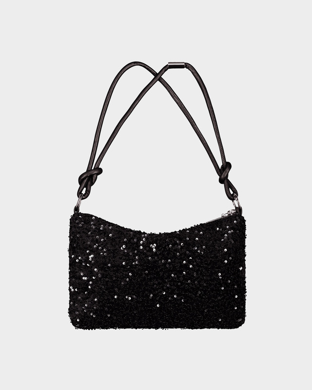 Элегантная сумка, украшенная пайетками