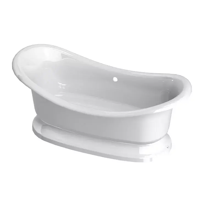 Ванна из искусственного камня Astra Form Мальборо 189x87 01010031 цвет Белый глянец